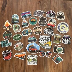 Outdoor Adventure Stickers